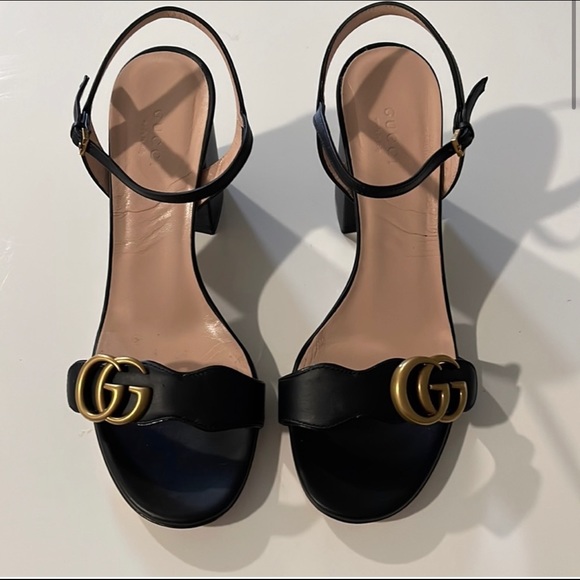 Gucci Shoes - Gucci Black Leather Heels